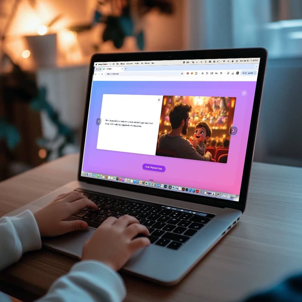 AI generating story illustrations